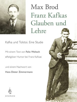 cover image of Franz Kafkas Glauben und Lehre